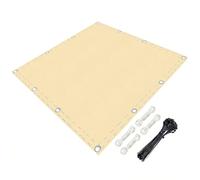 AJALGZ Telo ombreggiante con occhielli 7.2x9.1m Tenda a Vela Ombreggiante Impermeabile Rettangolare Tenda da Sole per Esterno Protezione Raggi UV per Balcone, Terrazza, Giardino, Patio - Giallo