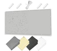 AJALGZ Telo Vela Ombreggiante Impermeabile 1x3.1m Quadrata/Rettangolar Tenda a Vela per Esterno Protezione Raggi UV per Piscine Giardino Terrazza,Diverse dimensioni e colori, Gris claro