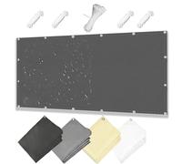 AJALGZ Telo Vela Ombreggiante Impermeabile 4.2x5m Quadrata/Rettangolar Tenda a Vela per Esterno Protezione Raggi UV per Piscine Giardino Terrazza,Diverse dimensioni e colori, Gris oscuro