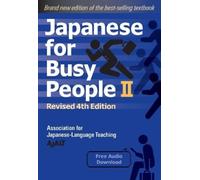 AJALT Japanese for Busy People II (Tascabile)