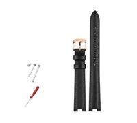 AJASMKLX Cinturino in pelle 14x5mm 16x10mm 12x5mm adatto for Gucci GC YA141401 YA141505 braccialetto for cinturino for orologio for cinturino catena for orologio da donna(Blak rose Gold,14x5mm)