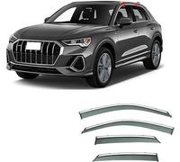 AjaxCat Deflettori d'Aria Antiturbo Adatti per Audi Q5 2019-2024, Antivento, Antipioggia, Aerodinamico