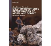 Ajay Kumar Gosw Spectrophotometric Determination of Nickel an (Copertina rigida)