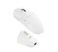 AJAZZ AJ139P V3 Mc Wireless Gaming Mouse, PAW3311 Sensor, 24K DPI, 2.4G/USB-C/BT, batteria da 800 mAh, Ultra Light 69 g, RGB Magnetic Charging Base, 80 milioni di Clicks Life, compatibile con PC e Mac