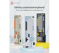 AJAZZ AK35i V3MAX tastiera meccanica tastiera wireless tastiera da gioco connessione tripla modalità schermo TFT illuminazione RGB fai da te CAMEL