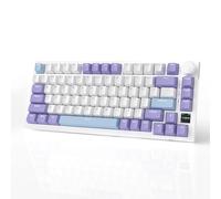 AJAZZ AK820 Pro Guarnizione Tastiera Meccanica Wireless Gaming Sostituibile a Caldo BT/2.4G/Cavo|4000mAh|Schermo TFT|RGB Rivolto a Sud|Schiuma di Controllo Del Volume per Win/Mac/PC