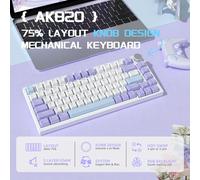 AJAZZ AK820 Tastiera meccanica da gioco Tutte le tasti Splendidi luci sostituibili a caldo Tastiera Gift Switch