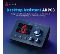 AJAZZ AKP03E steam deck Tastiera macro programmabile 12 tasti Tastiera da gioco meccanica Mini tastiera con pulsanti personalizzati per più Black