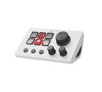 AJAZZ AKP03E - Tastiera macro cablata con controller di flusso, tastiera con collegamento da gioco con 6 tasti programmabili, tastiera visiva personalizzabile con interfaccia AI Pad USB per YouTube