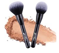 AJBEAUTY Flawless Face Brush (confezione da 2) per contouring e definizione con polvere, fard, fondotinta e bronzer, 2 pennelli grandi per il viso Flawless Fluff realizzati con setole cruelty-free