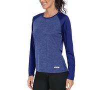 AjezMax Rash Guard da Donna, Maniche Lunghe, Magliette da Bagno a Maniche Lunghe, UV-Surf Shirts, Protezione Solare, Asciugatura Rapida