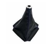 AJHJET Copri Pomello Del Cambio Universale In Pelle PU Per Auto Cuffia Manuale In Fibra Carbonio Accessori Interni Pomello Leva Cambio Auto(Blue-Line)