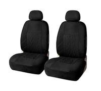 AJHJET Coprisedile Per Auto Coprisedili Per Auto In Poliestere Universali Per Maggior Parte Delle, Camion, SUV, Furgoni, Protezione - Coppia Anteriore(Black 2 pieces)