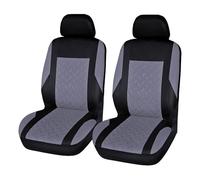 AJHJET Coprisedile Per Auto Coprisedili Per Auto In Poliestere Universali Per Maggior Parte Delle, Camion, SUV, Furgoni, Coppia Anteriore(Gray 2 pieces)