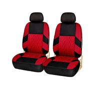 AJHJET Coprisedile Per Auto Coprisedili Per Auto In Poliestere Universali Per Maggior Parte Delle, Camion, SUV, Furgoni, Protezione - Coppia Anteriore(Red 2 pieces)