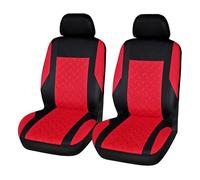 AJHJET Coprisedile Per Auto Coprisedili Per Auto In Poliestere Universali Per Maggior Parte Delle, Camion, SUV, Furgoni, Coppia Anteriore(Red 2 pieces)