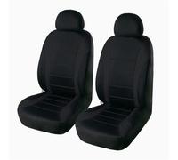 AJHJET Coprisedile Per Auto Coprisedili Per Auto Universali Per Maggior Parte Dei SUV, Camion, Furgoni, Protezione In Poliestere - Coppia Anteriore(Black 2 pieces)