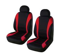 AJHJET Coprisedile Per Auto Coprisedili Per Auto Universali Per Maggior Parte Dei SUV, Camion, Furgoni, Protezione In Poliestere - Coppia Anteriore(Red 2 pieces)