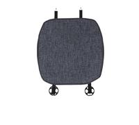 AJHJET Coprisedile Per Auto Per BYD Per Atto 3 Per Yuan Per Plus Per Tang Per Han Per Dolphin EV 2021 2022 2023 2024 Lino Cuscino Pad Seggiolino Auto Zerbino(1piece Black Gray)