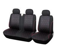 AJHJET Coprisedile Per Auto Per Ford Per Transit Per Coprisedili Anteriori Personalizzati Per Camion Furgone Autobus 2+1 Singolo E Doppio(Print)