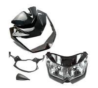 AJHJET Fanale Anteriore Per KAWASAKI Z750 2007-2012 Z 750 2008 2009 2010 2011 2012 Moto Anteriore Superiore Carenatura Cowl Naso + Faro Fari Anteriori Per Moto