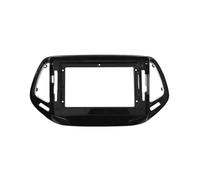 AJHJET Kit Montaggio Autoradio 10.1 Pollici Autoradio Fasce Android GPS MP5 Lettore Stereo 2Din unità Testa Pannello Dash Telaio Installazione per Jeep per Compass 2017 Mascherina(10.1INCH Frame)