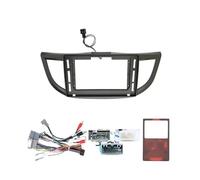 AJHJET Kit Montaggio Autoradio 2 DIN per CRV 2012 2013 2014 2015 2016 Auto 9/10 Pollici Cornice Dvd Audio Dash Kit Trim Facia Panel Radio Schermo del Lettore Mascherina(Frame Cable CanbusC3)