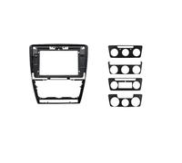 AJHJET Kit Montaggio Autoradio Cornice Pannello Navigazione Android Universale per Skoda per Octavia 2004 2005 2006 2007 2008 2009 2010 2011 2012 2013 2014 Mascherina