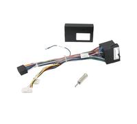 AJHJET Kit Montaggio Autoradio per Duster per Sandero per Symblo 2009-2012 Cablaggio Can Bus Decoder 16 Spille Spina al Connettore ISO Auto Capo unità Cavo Adattatore Mascherina