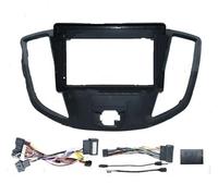 AJHJET Kit Montaggio Autoradio per Ford Transit per Van 2014-2018 Auto Android Radio Telaio 9 Pollici 2DIN Fascia Pannello Stereo 16PIN Cablaggio Filo Canbus Decoder Mascherina(Frame Cable canbus)