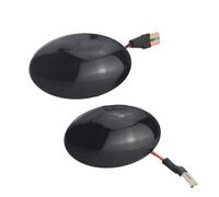 AJHJET Luci Segnalazione 2 Pezzi Luci Di Posizione Laterali Indicatori Direzione Indicatori LED Per Ford Per Tourneo Transit MK6 MK7 2000-2014 Per Ford Per Transit 1995-2000(Smoky black)