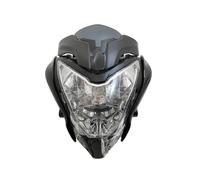 AJHJET Per Bajaj Per Pulsar 200NS 150LS 150NS 150aS 200RS 2017-2019 200aS 2017 Gruppo Ottico Anteriore Con Lampadina Faro Per Moto Faro Moto FANALE ANTERIORE(Black Halogen)