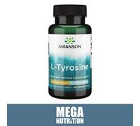 Aji-Pure L-TIROSINA 500mg 60 Pillole Adhd Boost Dopamina Surrenale Focus Energia