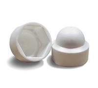 ajile - 20 pezzi - Cappucci copri-dado 19 mm, colore: BIANCO - FAH219