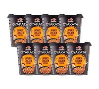 Ajinomoto, Oyakata Soba Cup Noodles Chicken Teriyaki, Noodles Istantanei al Gusto Pollo, Pronti in 3/4 Minuti, Ottimi per uno Snack Veloce e Saporito, Ideali in Qualsiasi Momento, Box da 8 Confezioni