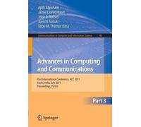Ajith Abraham Jaime Lloret Mauri John Bufo Advances in Computing and (Tascabile)