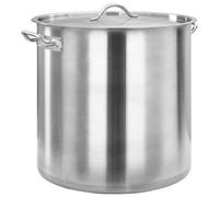 AJJHUUKI Cucina e sala da pranzo-Pentole e Bakeware-Pentole-Stock-Pentole-Stock Pot 71 L 45x45 cm Acciaio inossidabile
