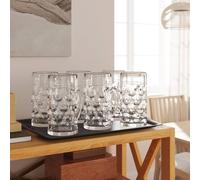 AJJHUUKI Cucina e sala da pranzo-stoviglie-Drinkware-Tazze & Bere Tazze-Tazze di birra con manico Vetro 6 pz 500 ml