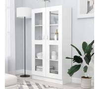 AJJHUUKI Librerie & Scaffali in Vitrine Bianco 82.5x30.5x150 cm Legno Ingegnerizzato