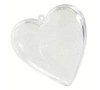 AJL 12 Cuore Cuori PLEXIGLASS Altezza 9,5 cm Confezione 12 Pezzi decoupage lavoretti, Festa della Mamma, Festa della Donna, degli Innamorati