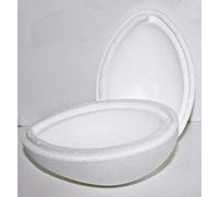 AJL by CPC Uova POLISTIROLO 22,5 x 16 cm 2 Pezzi APRIBILE decoupage Pittura Patchwork