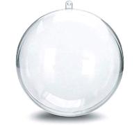 AJL Natale Sfera Sfere Pallina PLEXIGLASS 12 cm diam 6 Pezzi BOMBONIERE Gadgets