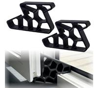 AJNZAU 2 Pezzi Ferma Finestra, Fermaporte In Gomma Antiscivolo, Blocco Sicuro Per Finestre Apri-Bilico, Porte Scorrevoli, Ideale Per Casa, Ufficio, Balcone, Nero