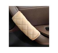 AJOHBM 1 Paio Di Coprimaniglie Interne Per Portiere Auto, In Morbido Peluche, Per Braccioli E Corrimano(Beige)