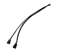 AJOHBM 3/4 Pin. PMW. A Dual Fan Y Splitter Dark Manual DIN Estensione Cavo di Alimentazione Cavo di Riscaldamento Estensione Mobile Scheda Schermo Adattatore di Alimentazione