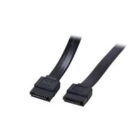 AJOHBM 5 Pezzi sata 3 III Cavo, Angolo di Dritto 90 Sata3 Cavo Dati Piatto Compatibile con Maxtor Seagate Sa Hitachi HDD SSD CD-Rom (Size : 18 Inches, Color : Svart)