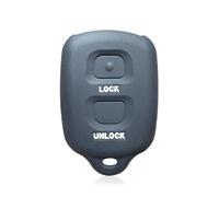 AJOHBM Auto Key Cover Guscio per Chiave per Daihatsu per Terios per Sirion 2 Vecchio Modello Custodia Protettiva per Portachiavi(Black)