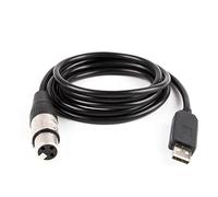 AJOHBM Cavo Controller USB Adattatore interfaccia Illuminazione palco Disco Light Dj 512 USB Party Lights Beam Freestyler Cable(6ft)