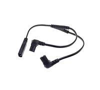 AJOHBM Cavo di Alimentazione CA Diviso IEC320 da C8 a 2X C7 Y, IEC Figura 8 Maschio a 2 Femmine 1 in 2 out Cavo di Alimentazione CA, Lunghezza = 39 cm Nero