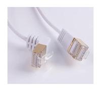 AJOHBM Cavo Ethernet Cavo LAN CAT6 UTP Cat 6 Cavo di rete verso il basso 1,0m 2,0 m da 3,0 m5,0 m di patch couter Fo Laptop Router RJ45 Cavo di rete (Size : 10M, Color : White - Up)